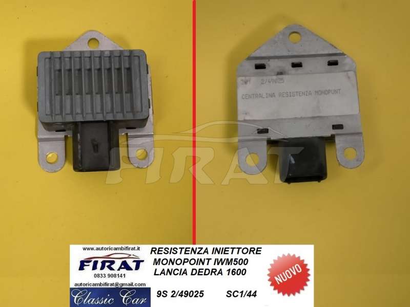 RESISTENZA INIETTORE LANCIA DEDRA 1600 (2/49025)